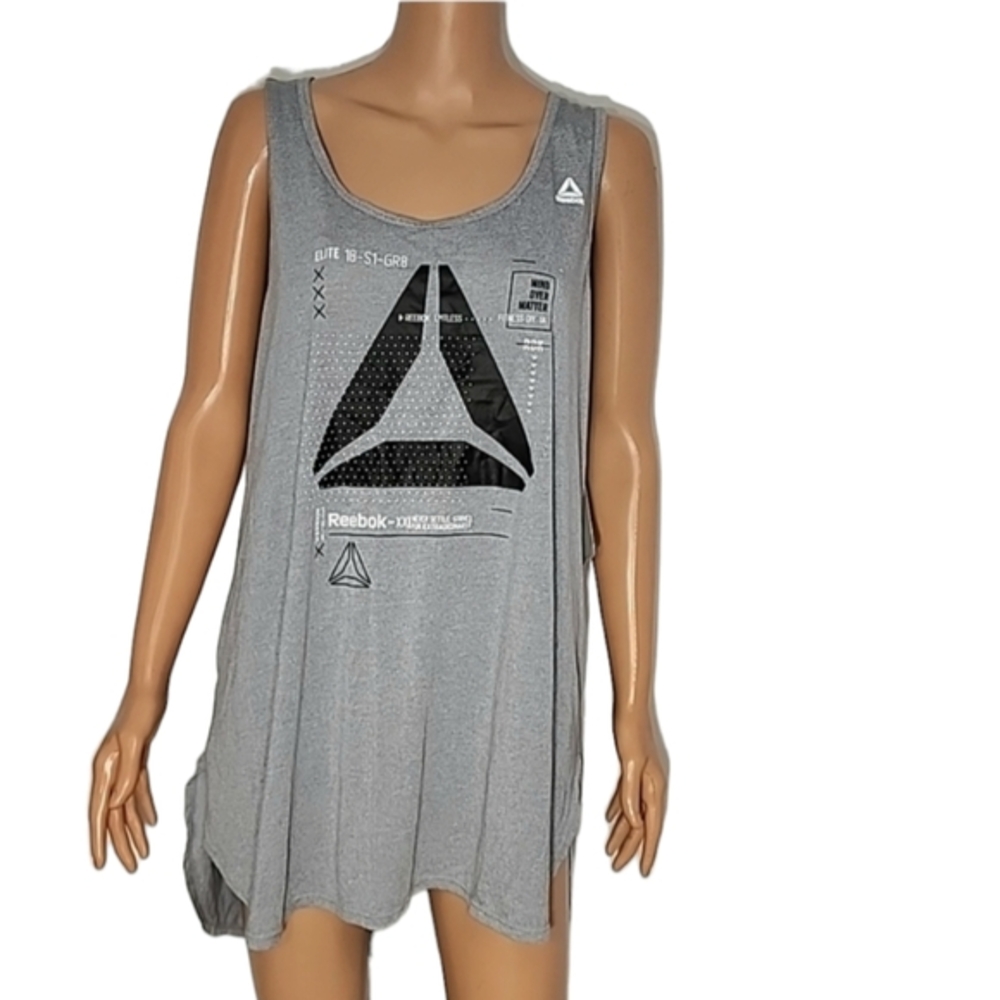 Reebok Top Size 2X Women's Plus Size Racer Back Tank Top Elite Limitless Fitness